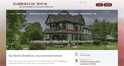 Desktop Screenshot of habberstadhouse.com