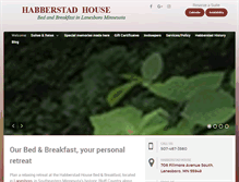 Tablet Screenshot of habberstadhouse.com